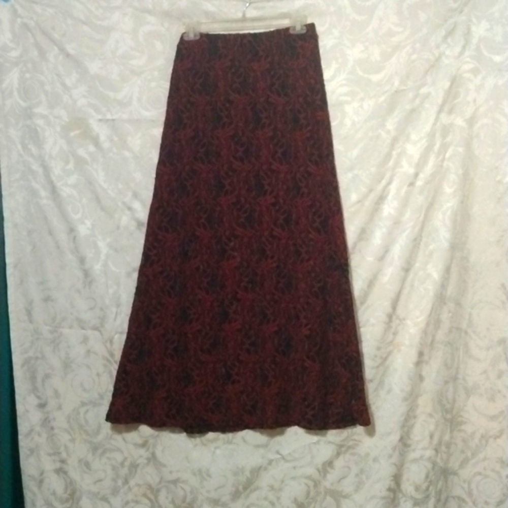 Venus Maxi shirt, lace over black.